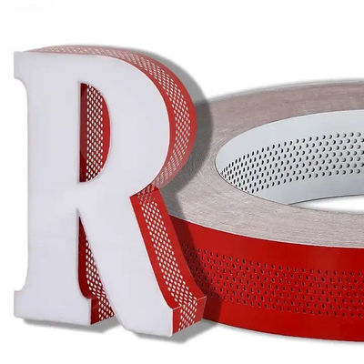 কঠোরতা ট্রিমলেস চ্যানেল লেটার কয়েল 0.6 মিমি বেধ চ্যানেল লেটার অ্যালুমিনিয়াম কয়েল