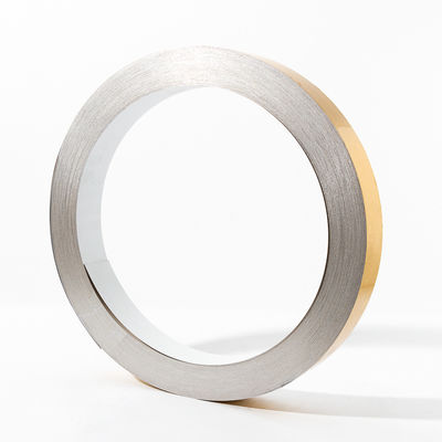 রঙিন লেপযুক্ত চ্যানেল লেটার অ্যালুমিনিয়াম স্ট্রিপ ওয়ার্ড এজ টেপ ভাঁজ প্রান্ত ছাড়া ফ্ল্যাট কয়েল