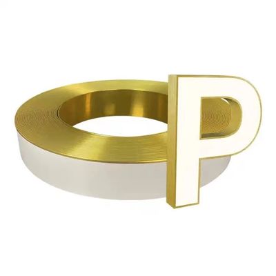 OEM চ্যানেল লেটার ট্রিম ক্যাপ 40mm 50mm প্রস্থ চ্যানেলউইম উপাদান