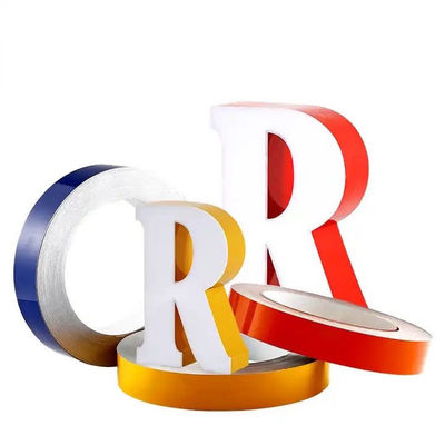 পাঞ্চিং চ্যানেল লেটার অ্যালুমিনিয়াম কয়েল এলইডি ব্যাকলিট লেটার কয়েল 50 এমপিএ চূড়ান্ত শক্তি