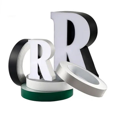 T3 - T8 ট্রিমলেস চ্যানেল লেটার কয়েল 50m 100m প্রতি রোল অ্যালুমিনিয়াম চ্যানেল লেটার কয়েল