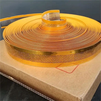 0.33mm বেধ অ্যালুমিনিয়াম ট্রিম ক্যাপ চিনারন চ্যানেল লেটার ট্রিম ক্যাপ