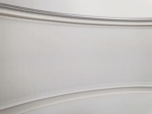 মিরর স্লিভার অ্যালুমিনিয়াম ট্রিম ক্যাপ রোল হ্যান্ড বন্ডিং কঠোরতা চ্যানেল চিঠি বিভিন্ন প্রস্থের প্রান্ত