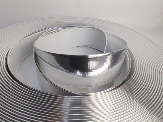 কাস্টম অ্যালুমিনিয়াম ট্রিম ক্যাপ কয়েল হ্যান্ড বন্ডিং ব্রাশ গোল্ড সিলভার কঠোরতা 68MM-93MM