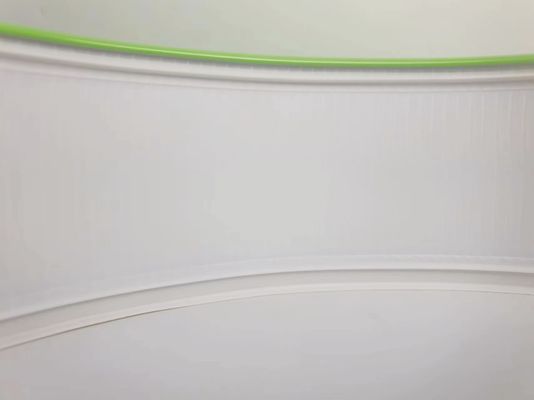 সবুজ রঙের অ্যালুমিনিয়াম ট্রিম ক্যাপ রোলস অ্যালুমিনিয়াম কঠোরতা হ্যান্ড বন্ডিং পদ্ধতি 50M দৈর্ঘ্য