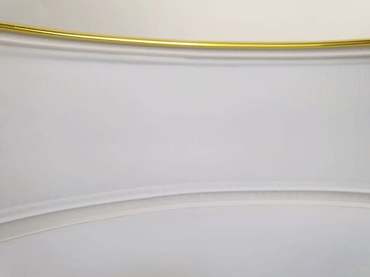 হ্যান্ড বন্ডিং অ্যালুমিনিয়াম ট্রিম ক্যাপ জন্য চ্যানেল লেটার ব্রাশ মিরর গোল্ড চ্যানেল লেটার ট্রিম ক্যাপ