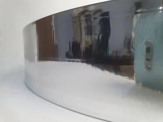 উচ্চ অ্যালুমিনিয়াম কঠোরতা অ্যালুমিনিয়াম ট্রিম ক্যাপ সঙ্গে আয়না রৌপ্য সমাপ্তি এবং অ্যালুমিনিয়াম খাদ কয়েল