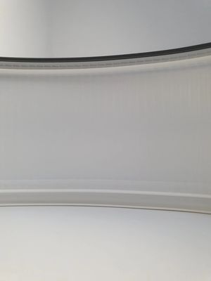 68MM 70MM 76MM 93MM অ্যালুমিনিয়াম খাদ কয়েল ট্রিম ক্যাপ ইন ব্ল্যাক চ্যানেল লেটার ট্রিম ক্যাপ