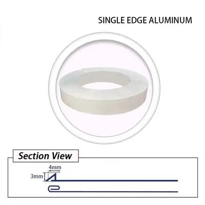 সিগনেজ অ্যাপ্লিকেশন চ্যানেল লেটার ট্রিম ক্যাপ বিবাহের ফ্ল্যাট অ্যালুমিনিয়াম ট্রিম ক্যাপ